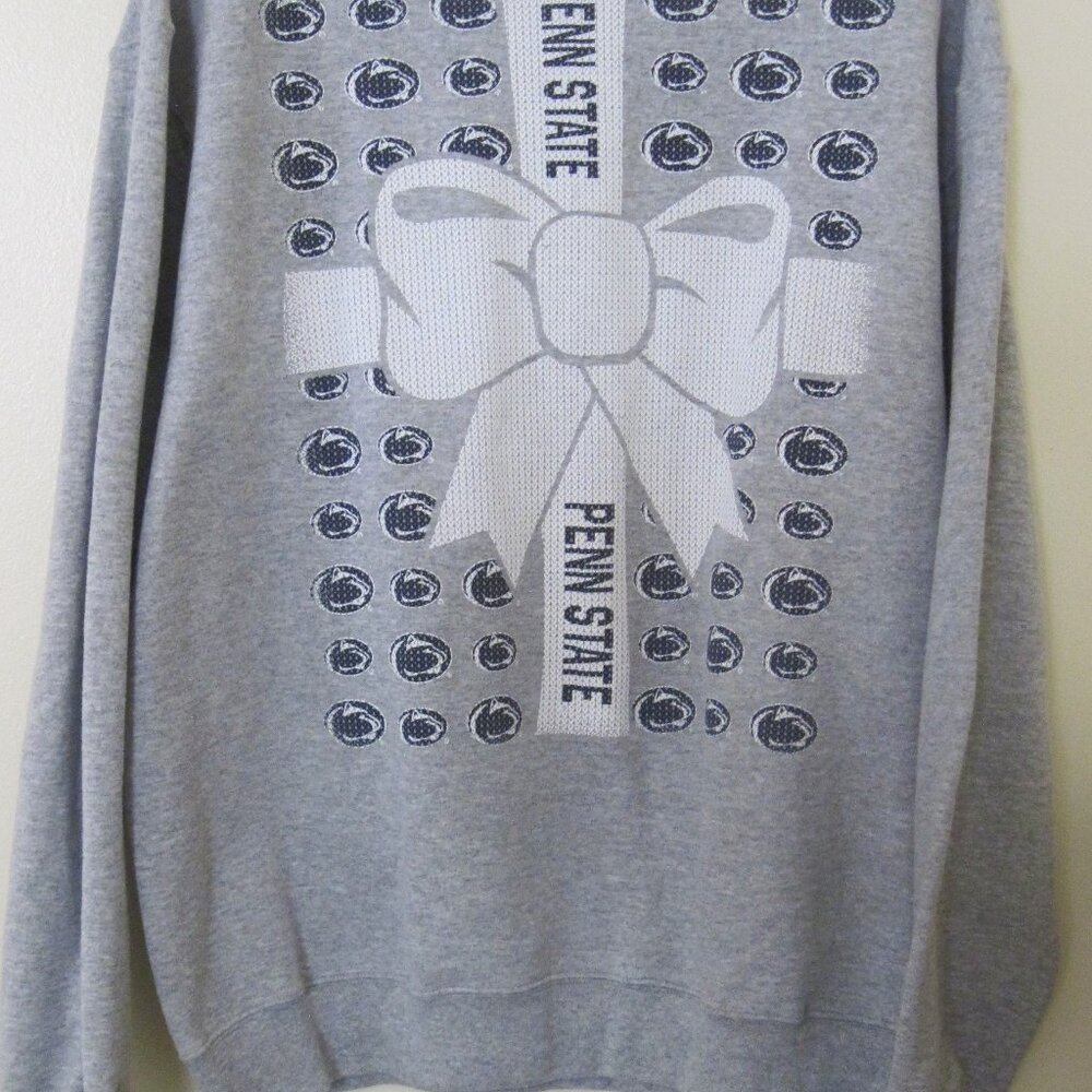 Gray Crewneck Sweater - Womens Graphic Pullover